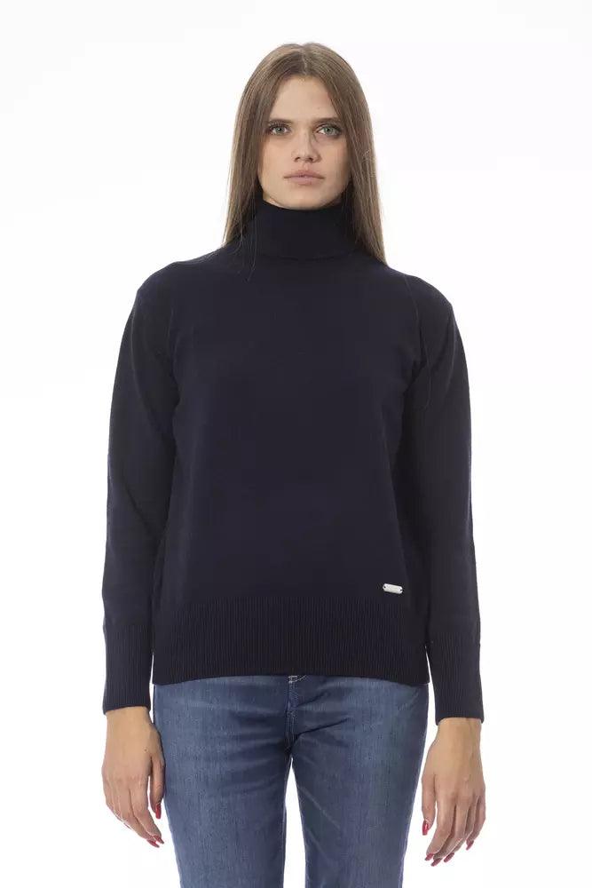 Γυναικείο πουλόβερ Baldinini Trend Blue Wool