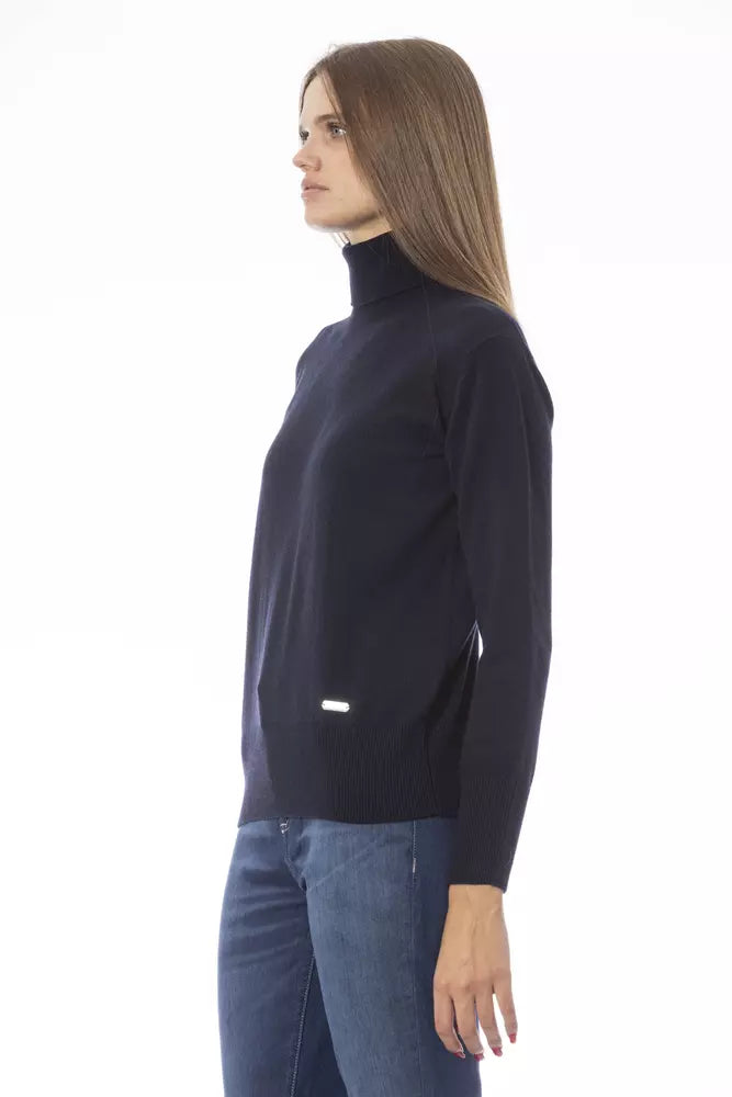 Γυναικείο πουλόβερ Baldinini Trend Blue Wool