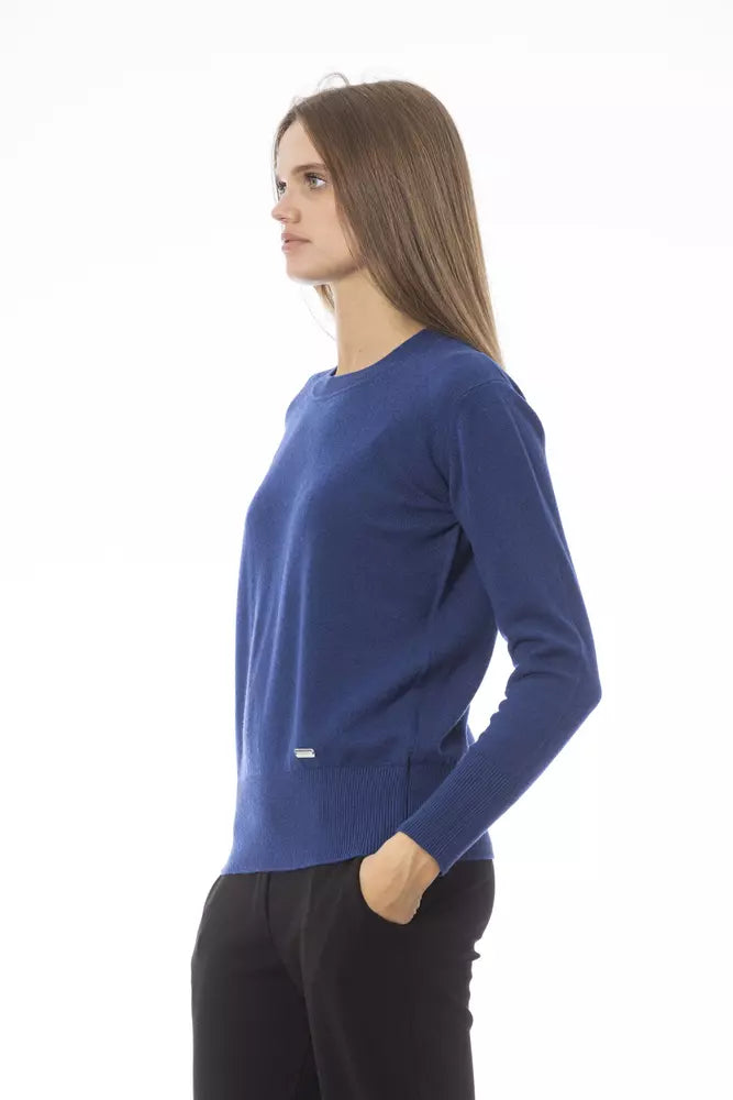 Γυναικείο πουλόβερ Baldinini Trend Blue Wool