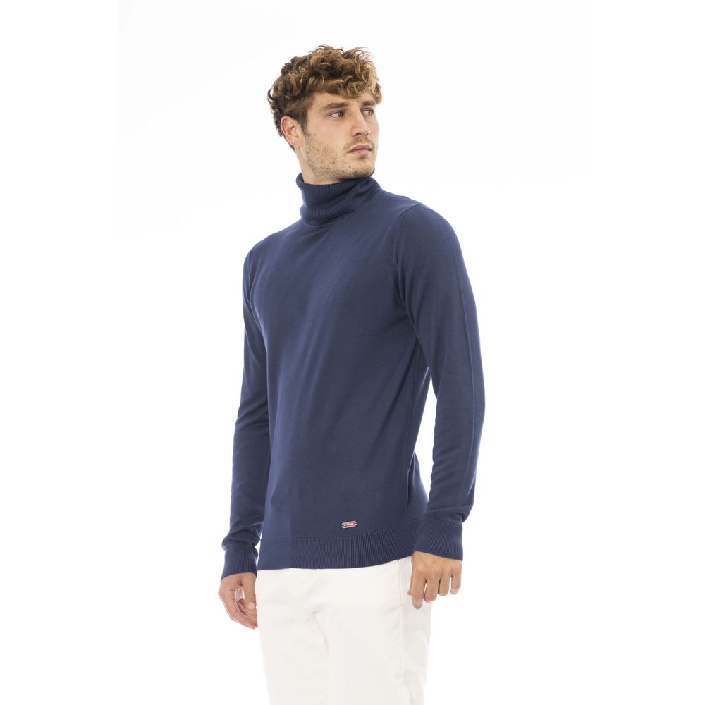 Ανδρικό πουλόβερ Baldinini Trend Blue Modal