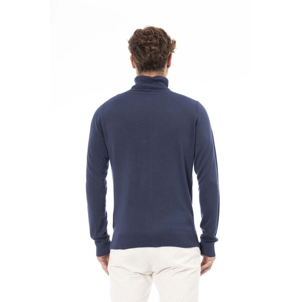 Ανδρικό πουλόβερ Baldinini Trend Blue Modal