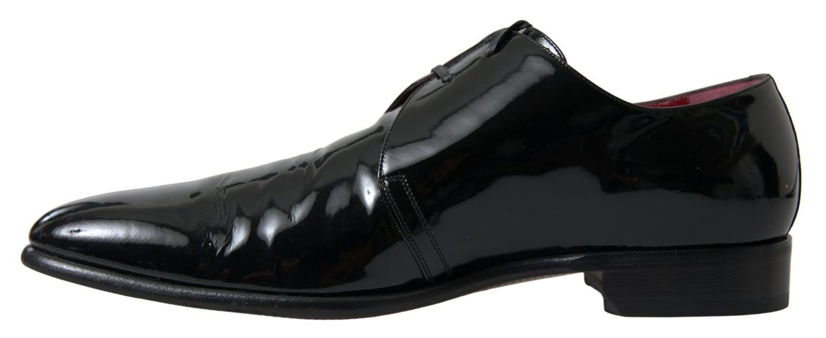Dolce & Gabbana Κομψά Μαύρα λουστρίνι επίσημα ανδρικά παπούτσια
