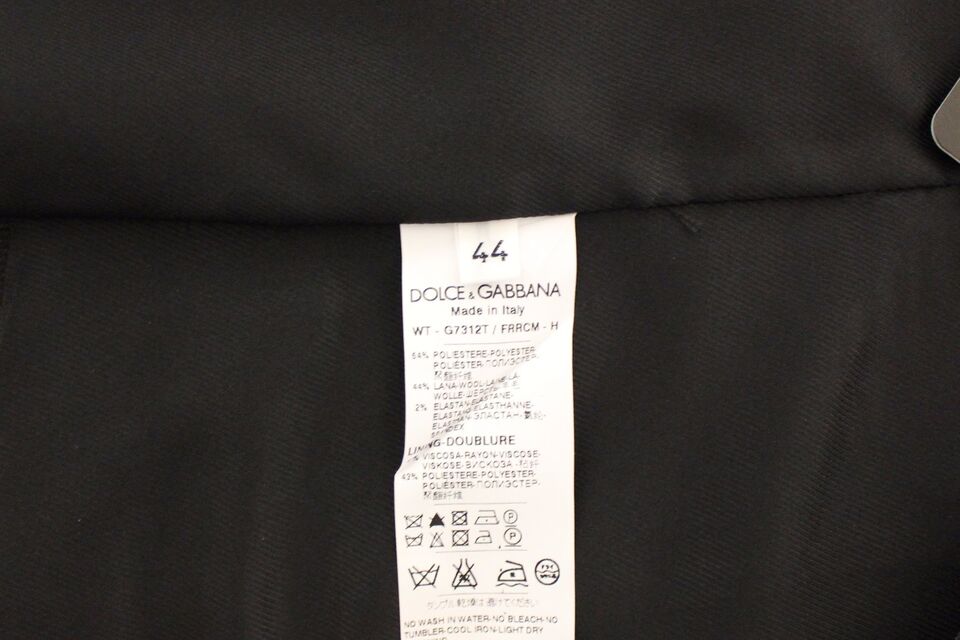 Γιλέκο φορέματος Dolce & Gabbana Classic Grey Wool Blend Dress