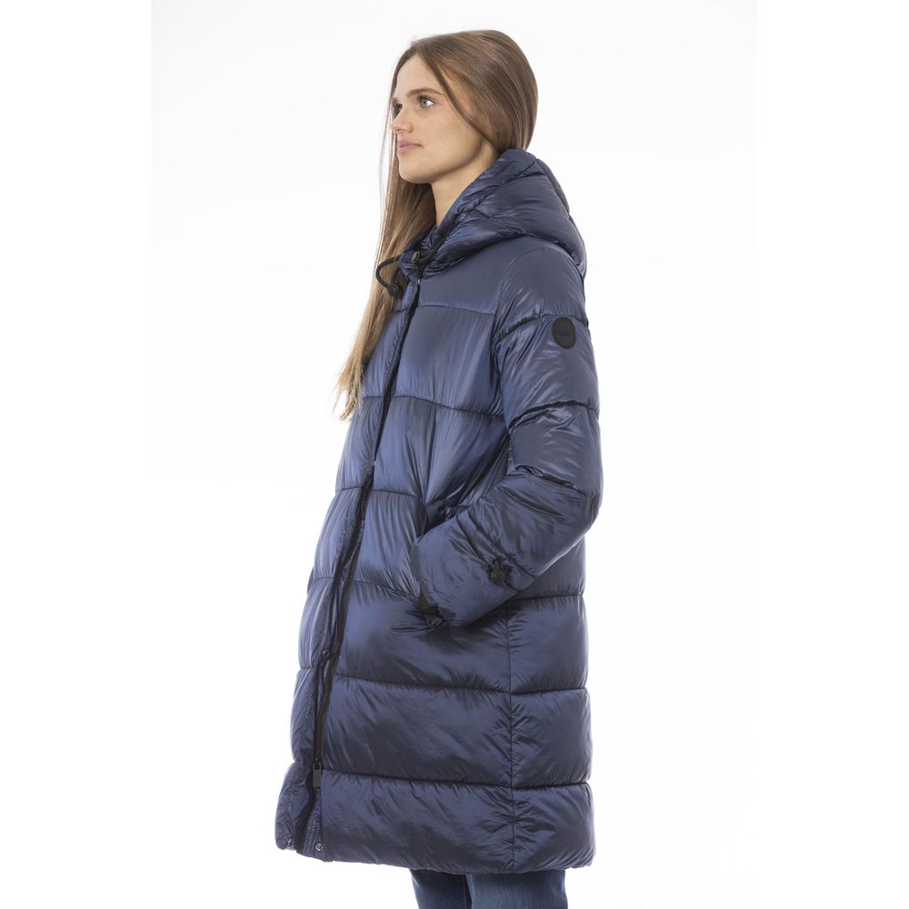 Γυναικείο μπουφάν Baldinini Trend Light Blue Nylon