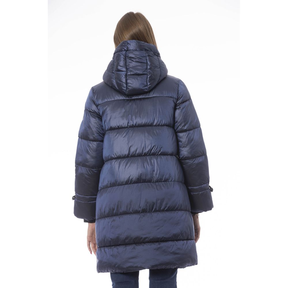 Γυναικείο μπουφάν Baldinini Trend Light Blue Nylon