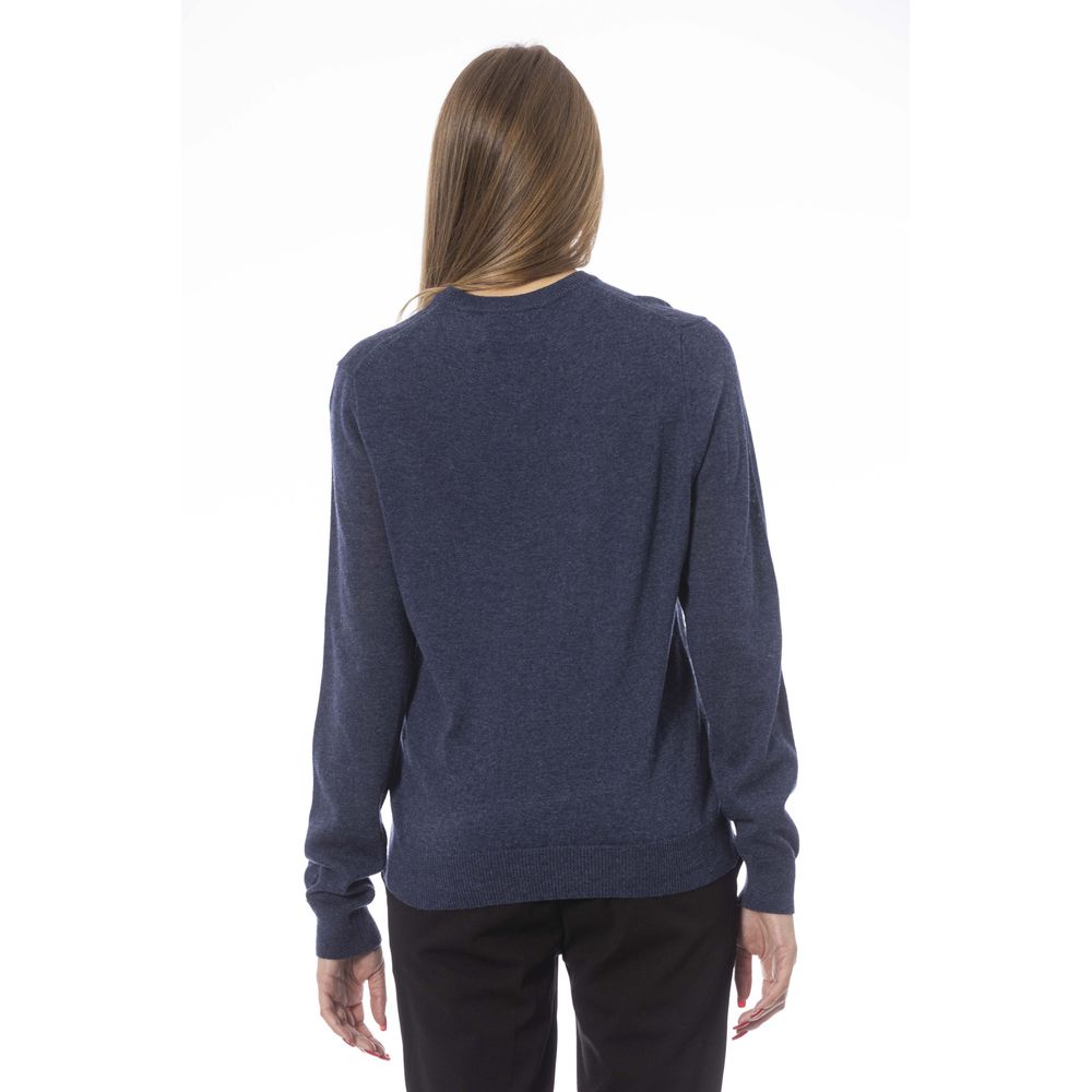 Γυναικείο πουλόβερ Baldinini Trend Blue Wool