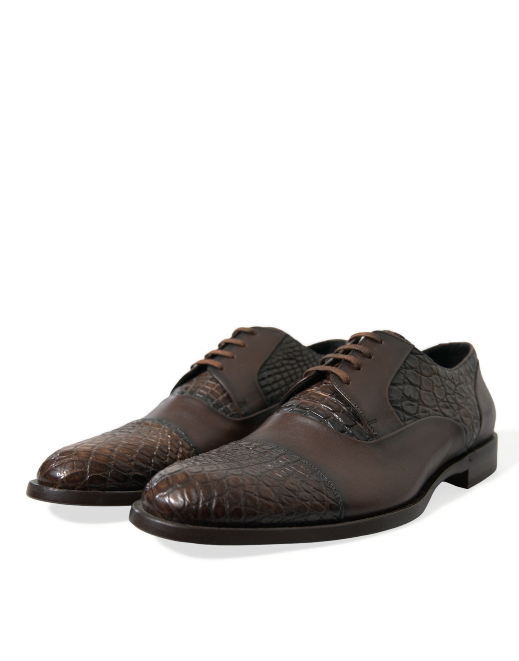 Κομψά δερμάτινα παπούτσια Oxford φόρεμα Dolce & Gabbana