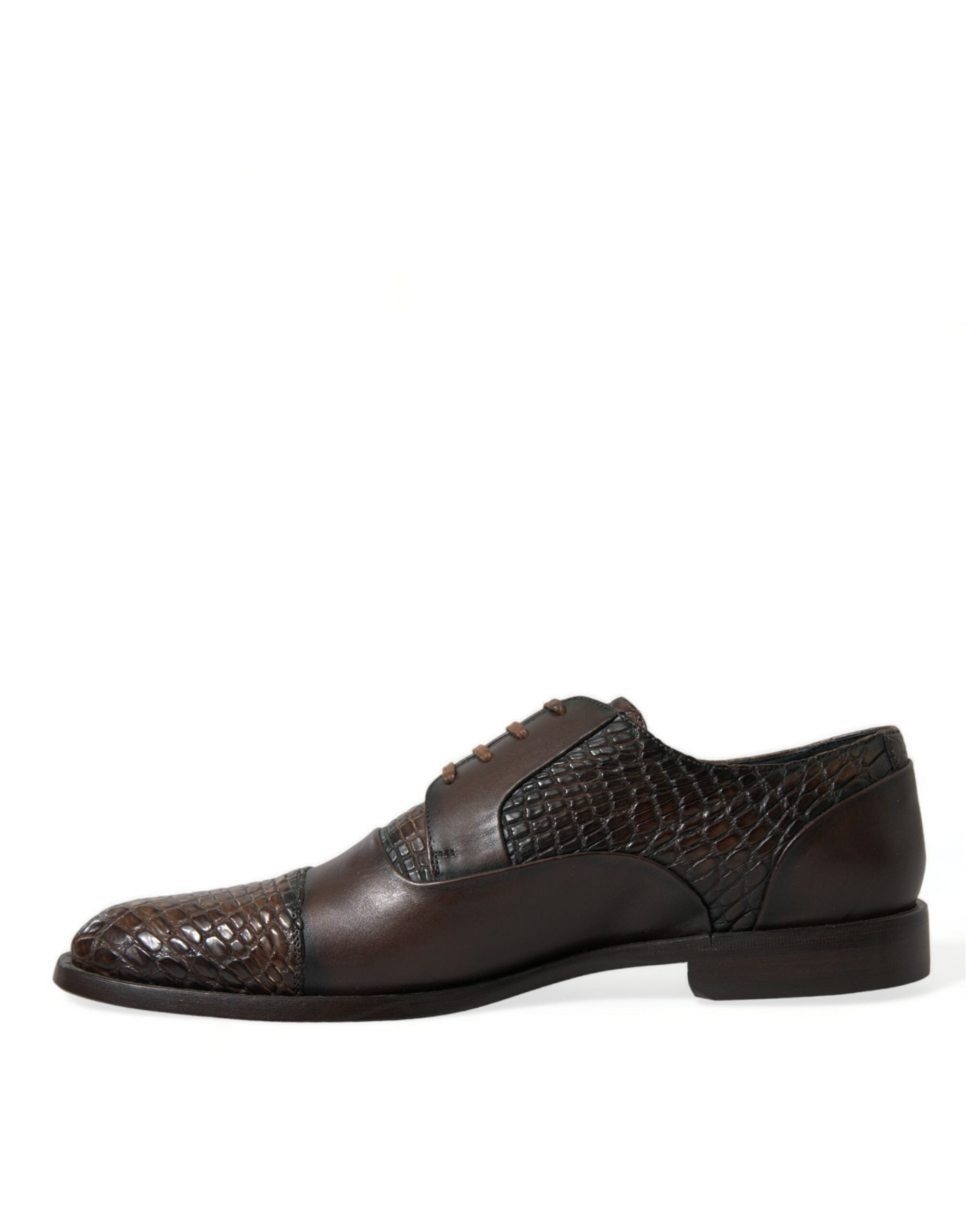 Κομψά δερμάτινα παπούτσια Oxford φόρεμα Dolce & Gabbana