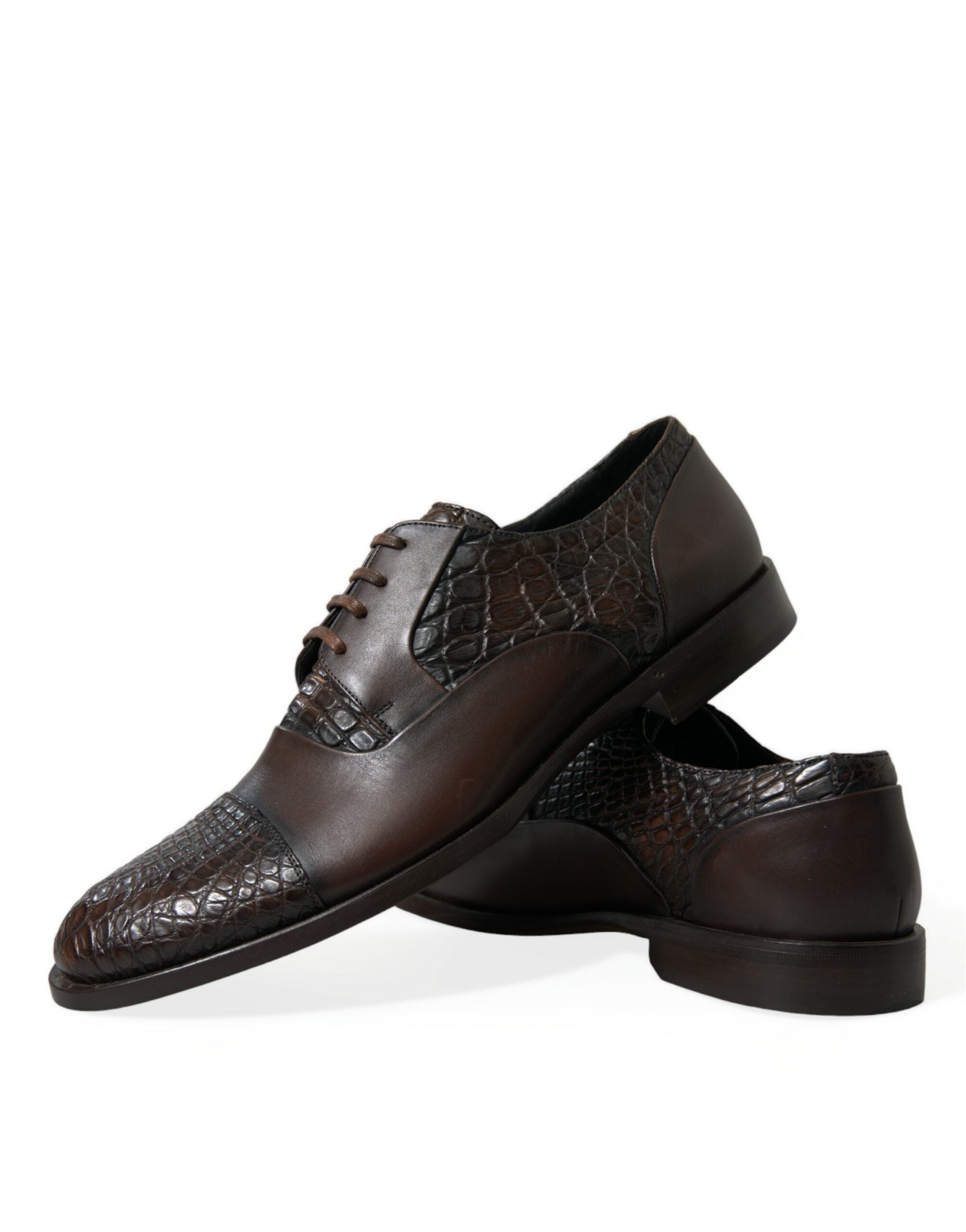 Κομψά δερμάτινα παπούτσια Oxford φόρεμα Dolce & Gabbana