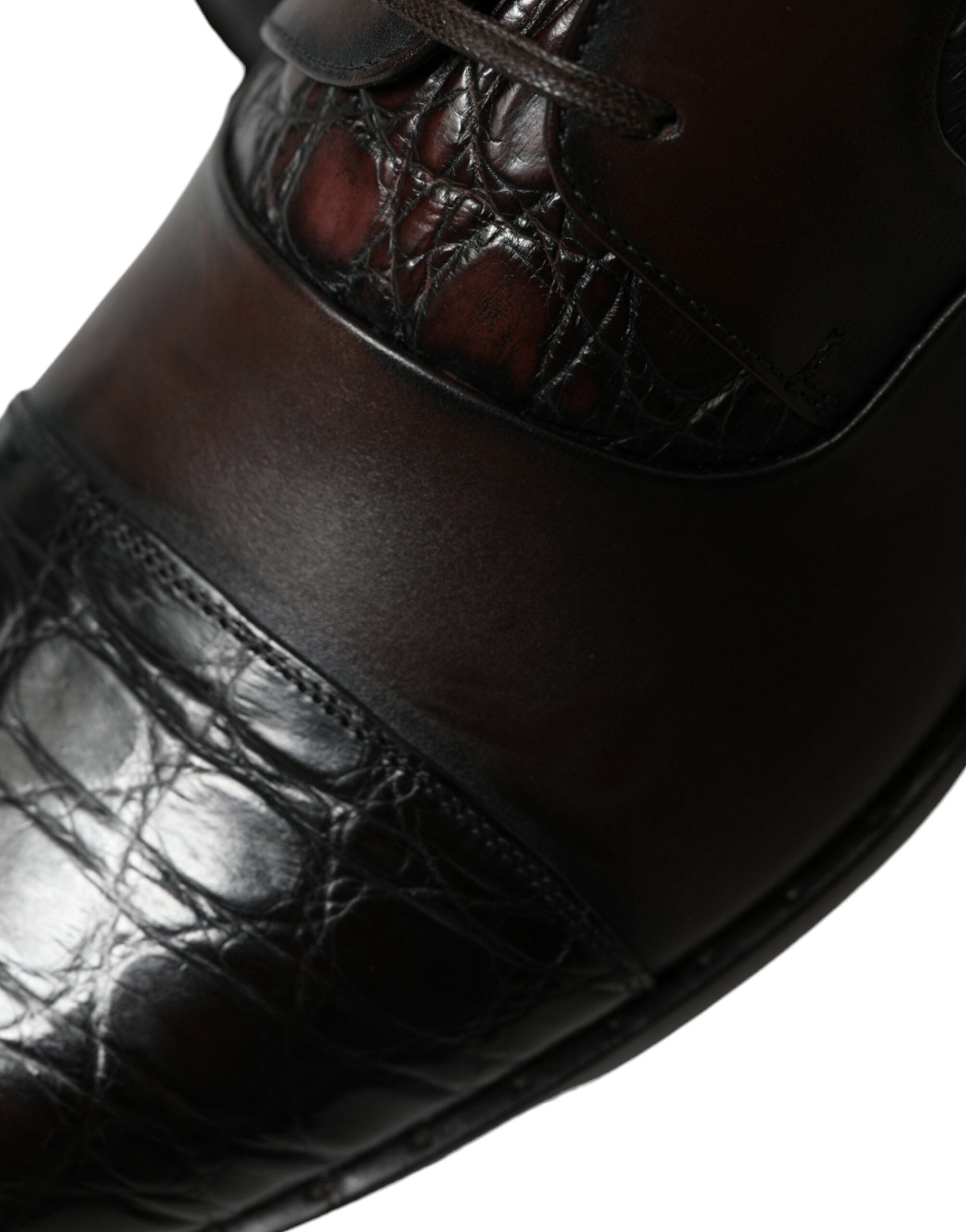 Dolce & Gabbana Κομψά καφέ επίσημα παπούτσια ντέρμπι