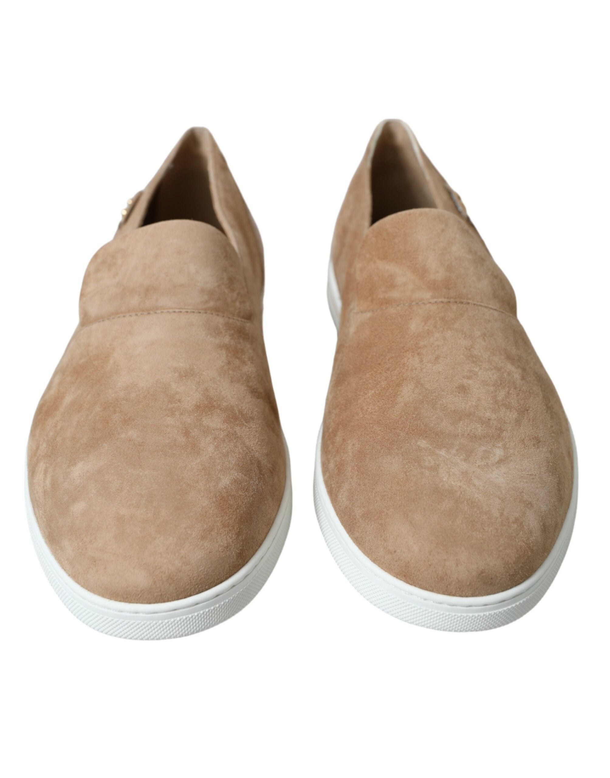 Κομψά μπεζ δερμάτινα Loafers Dolce & Gabbana