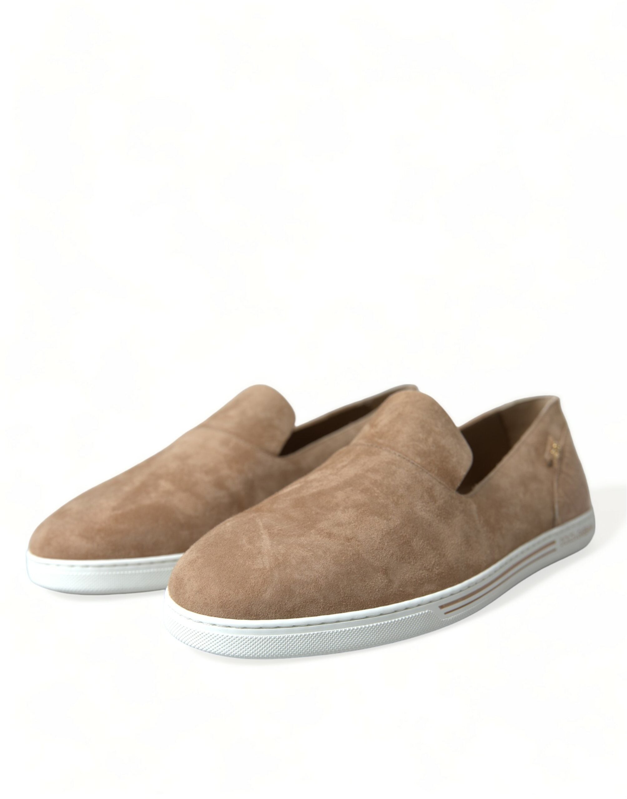 Κομψά μπεζ δερμάτινα Loafers Dolce & Gabbana