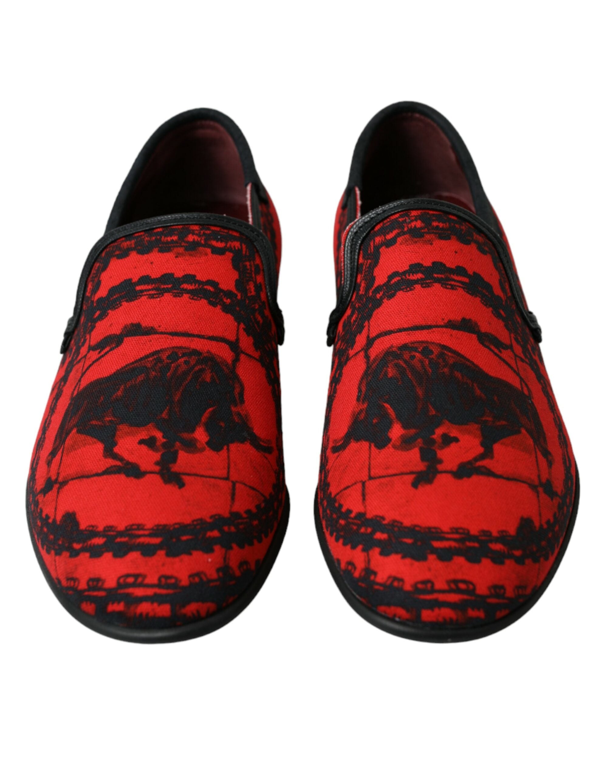 Luxe Red & Black Loafers εμπνευσμένα από τους Dolce & Gabbana Torero