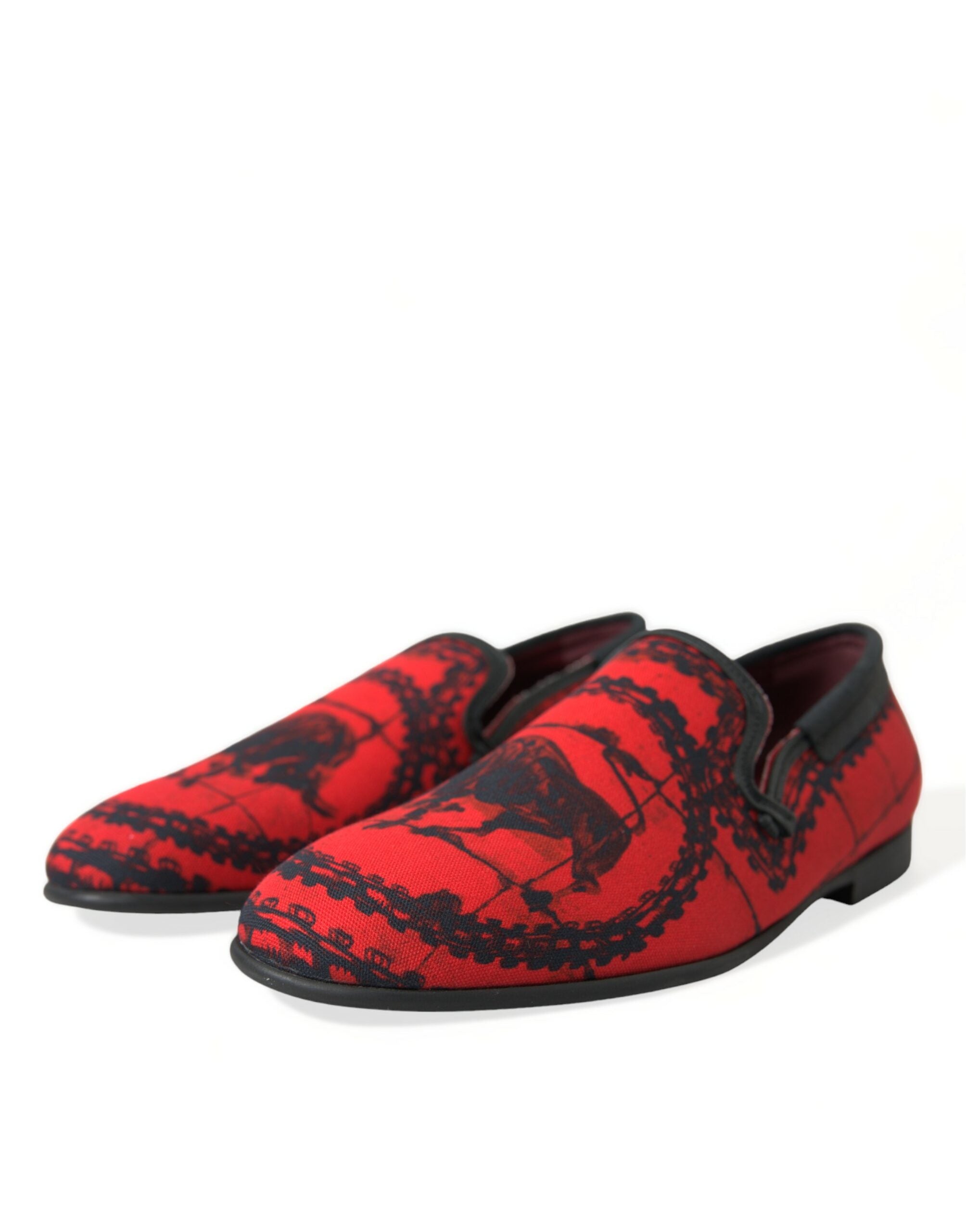 Luxe Red & Black Loafers εμπνευσμένα από τους Dolce & Gabbana Torero