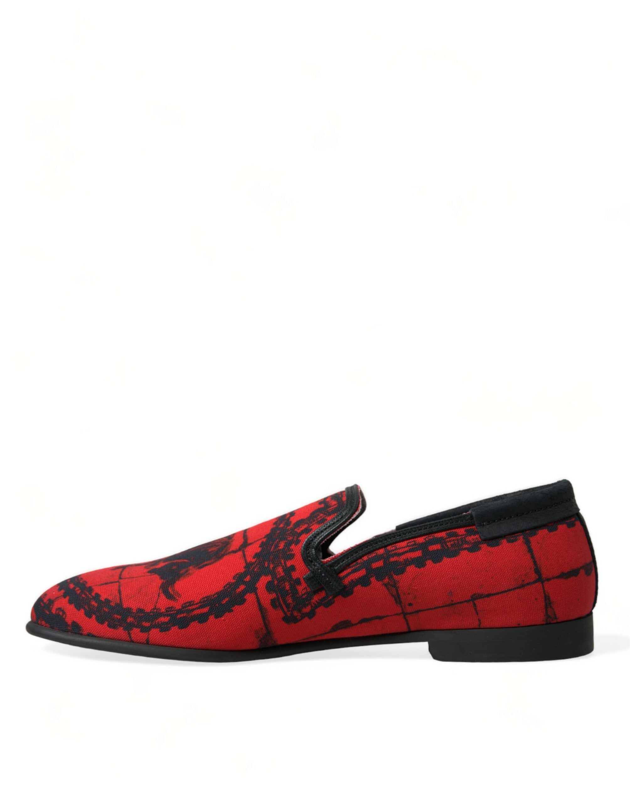 Luxe Red & Black Loafers εμπνευσμένα από τους Dolce & Gabbana Torero