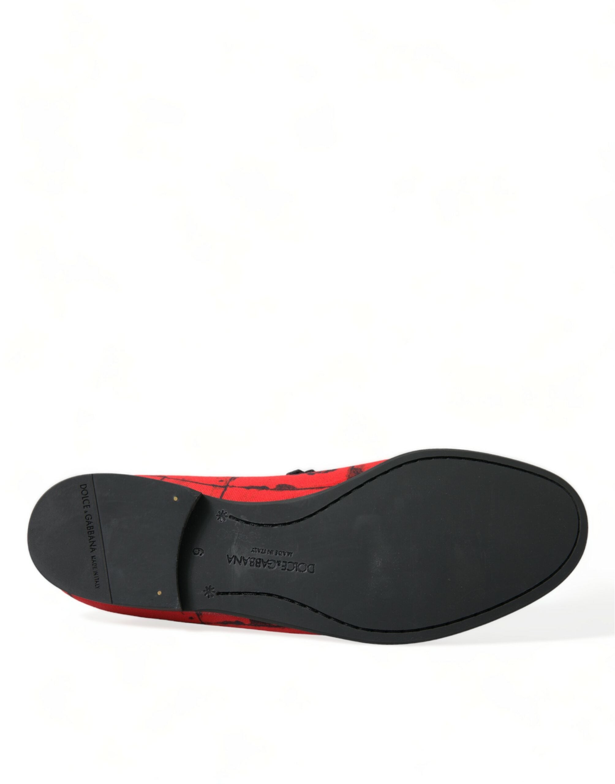 Luxe Red & Black Loafers εμπνευσμένα από τους Dolce & Gabbana Torero
