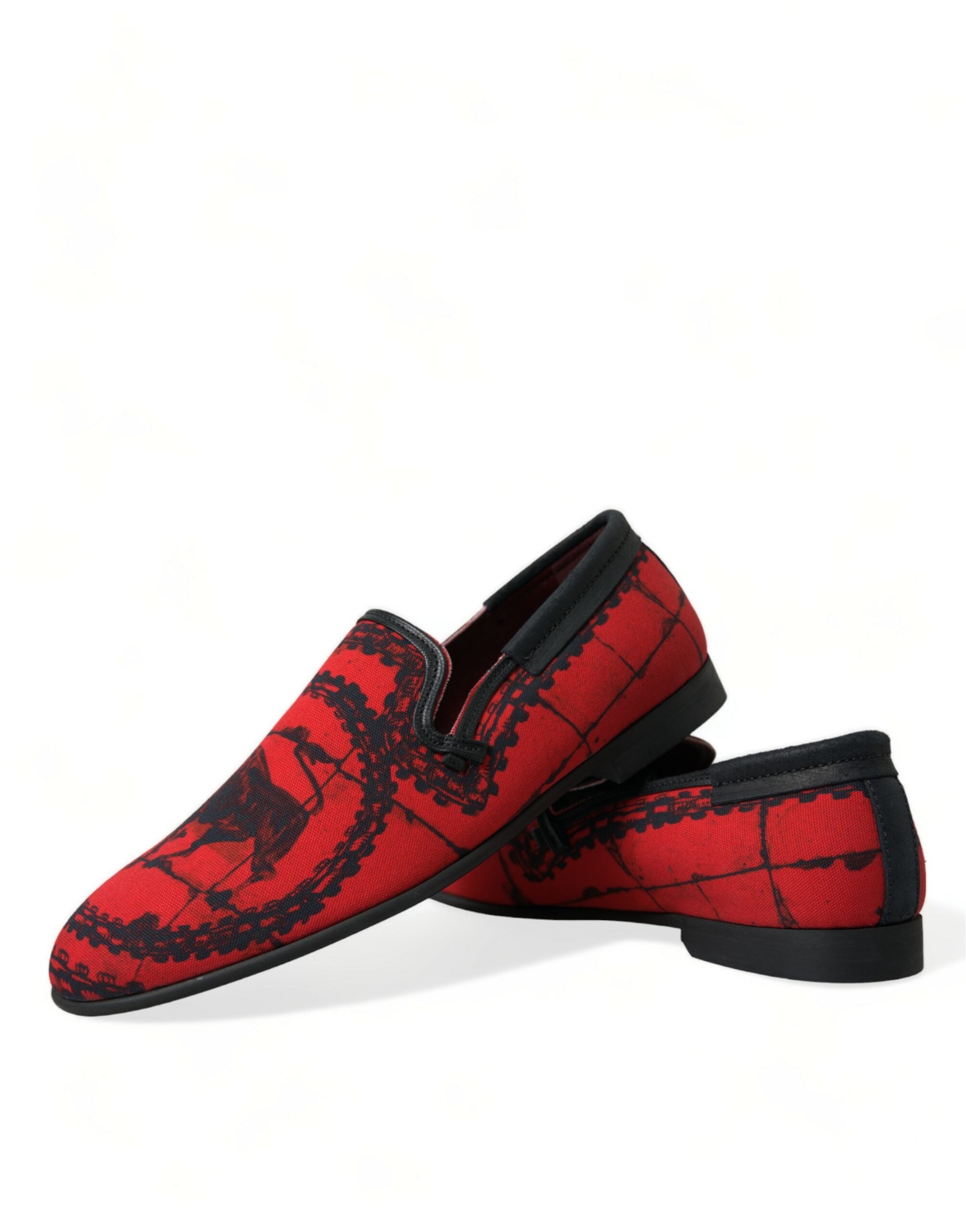 Luxe Red & Black Loafers εμπνευσμένα από τους Dolce & Gabbana Torero