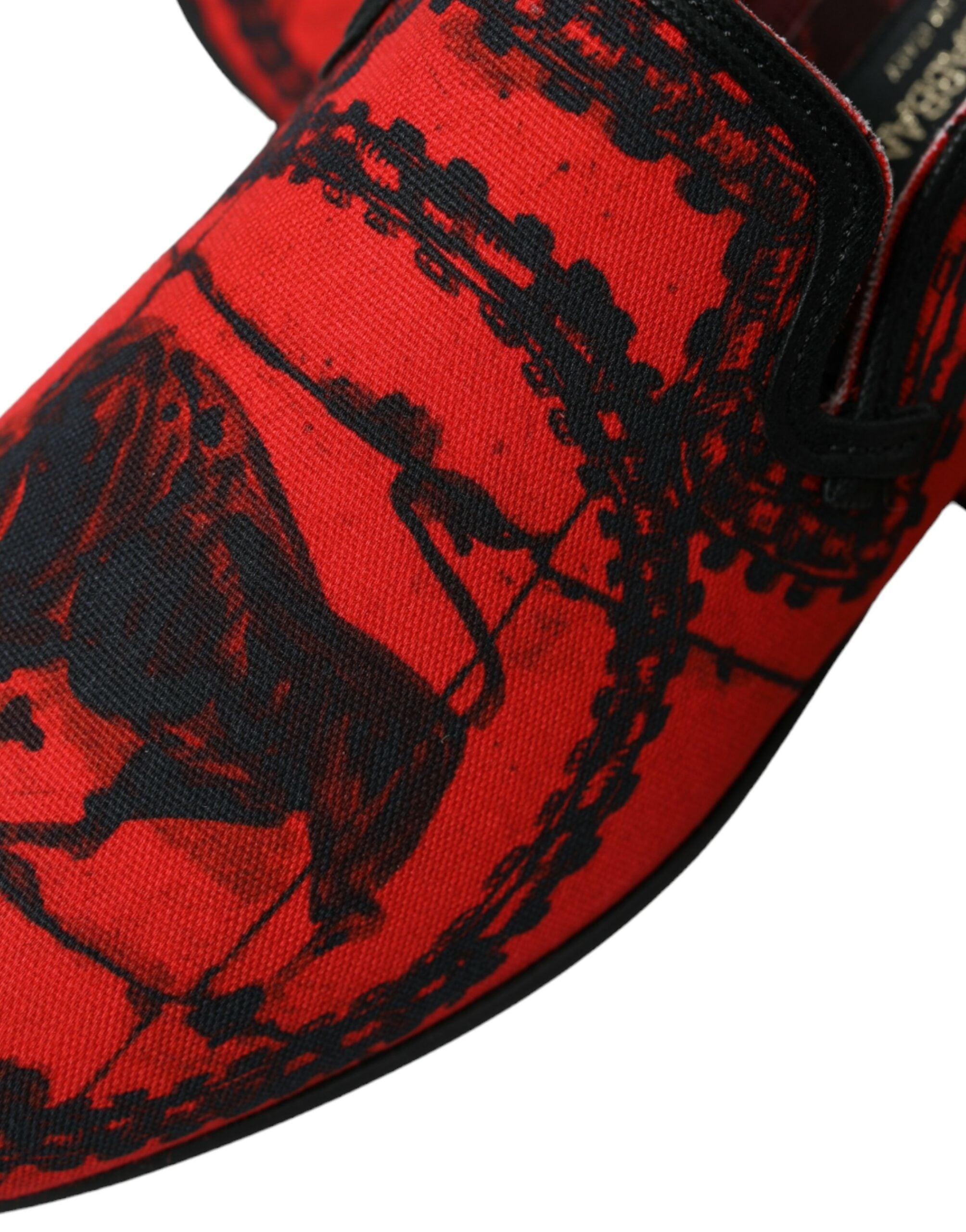 Luxe Red & Black Loafers εμπνευσμένα από τους Dolce & Gabbana Torero