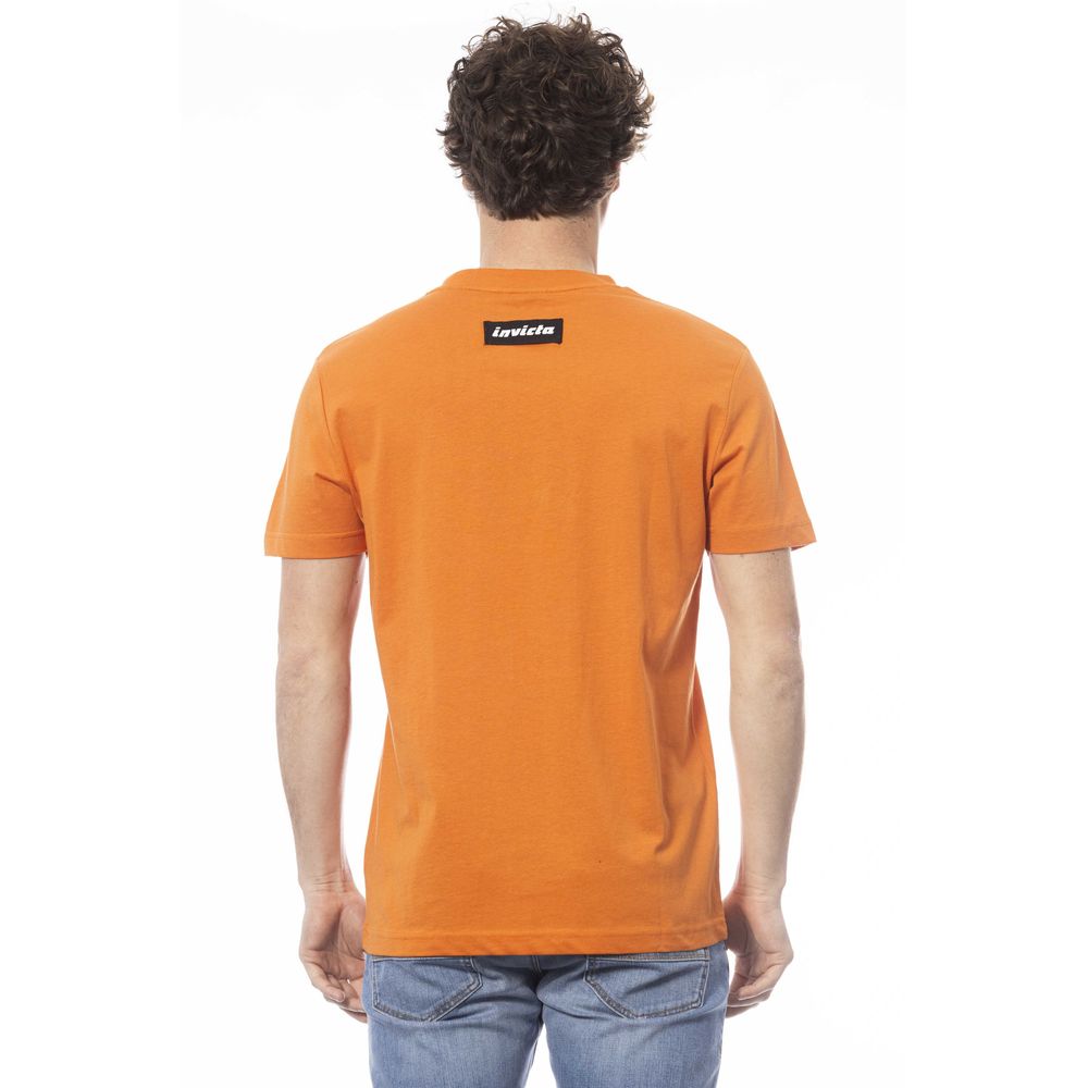 Ανδρικό μπλουζάκι Invicta Orange Cotton