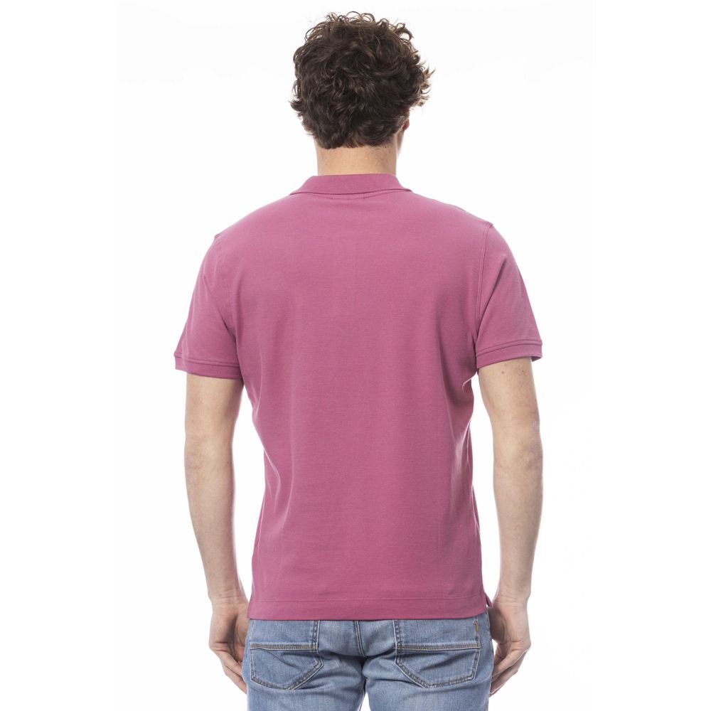 Ανδρικό μπλουζάκι πόλο Invicta Purple Cotton