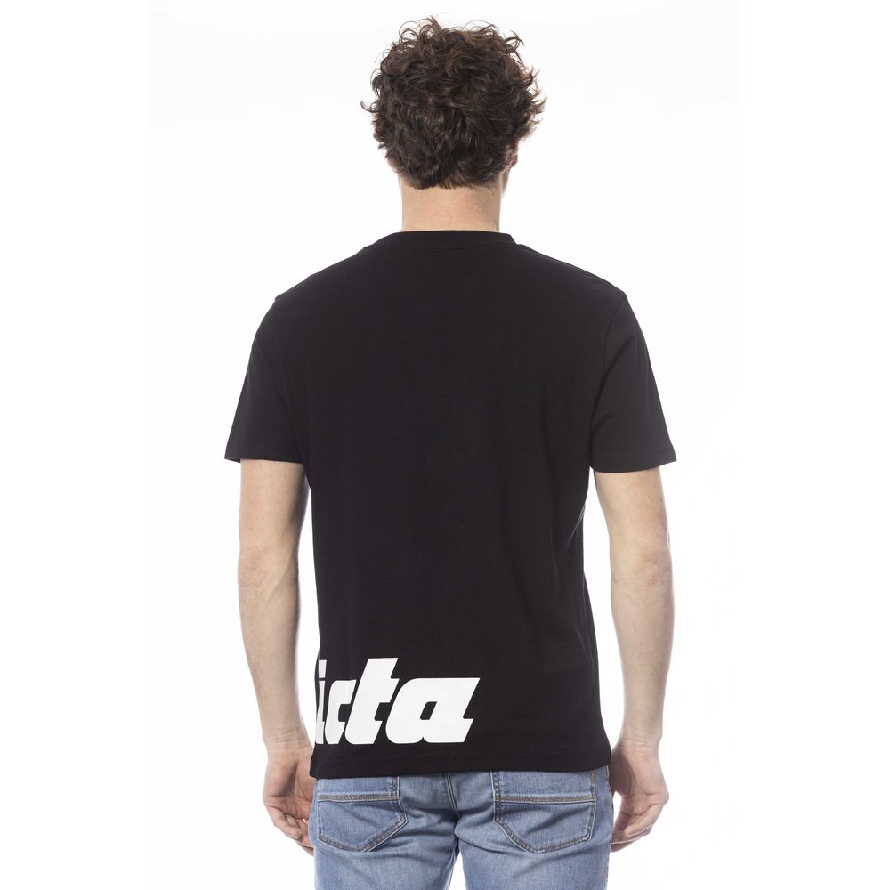 Ανδρικό μπλουζάκι Invicta Black Cotton