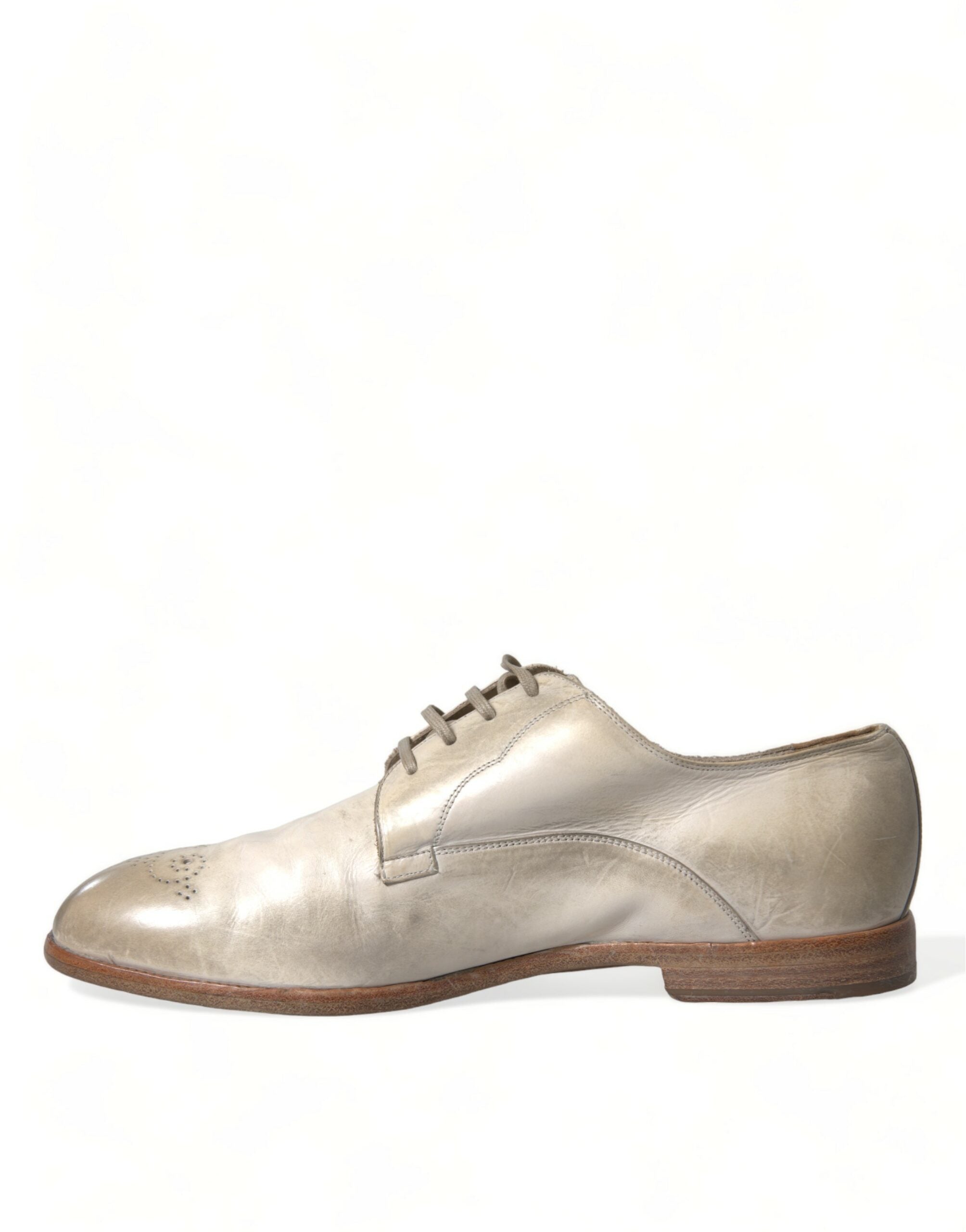 Dolce & Gabbana Κομψά παπούτσια Derby White Skin