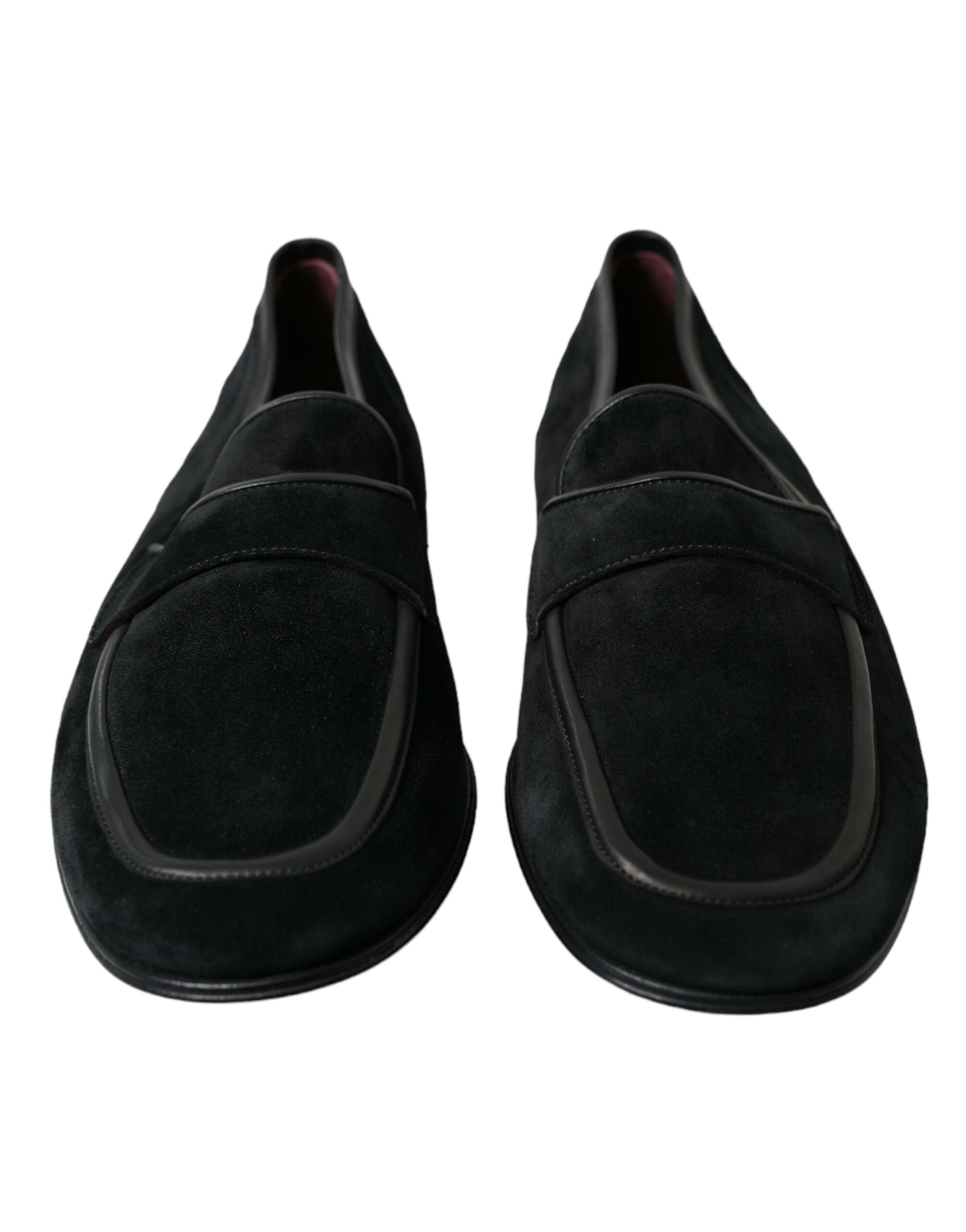 Dolce & Gabbana Elegant Velvet Black Loafers για άνδρες
