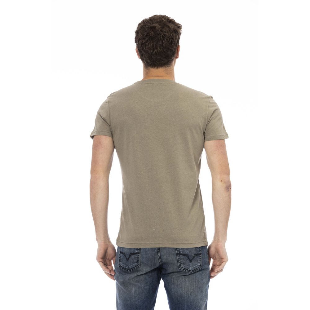 Ανδρικό μπλουζάκι Trussardi Action Green Cotton