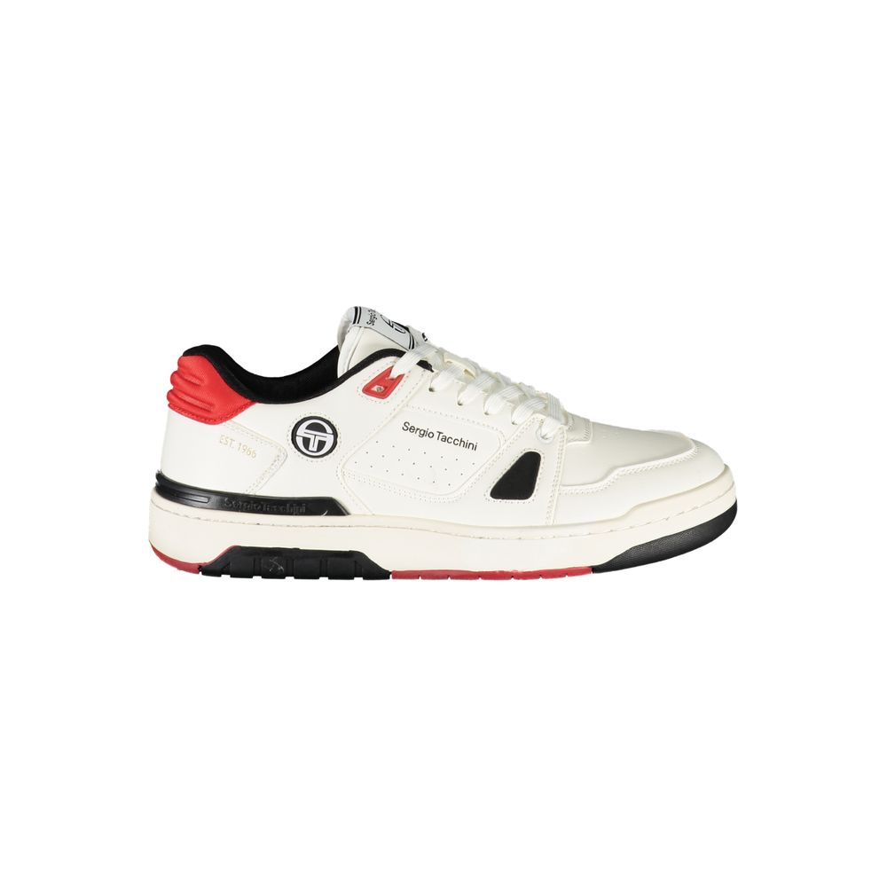 Sergio Tacchini Chic White Sports Sneakers με λεπτομέρειες αντίθεσης