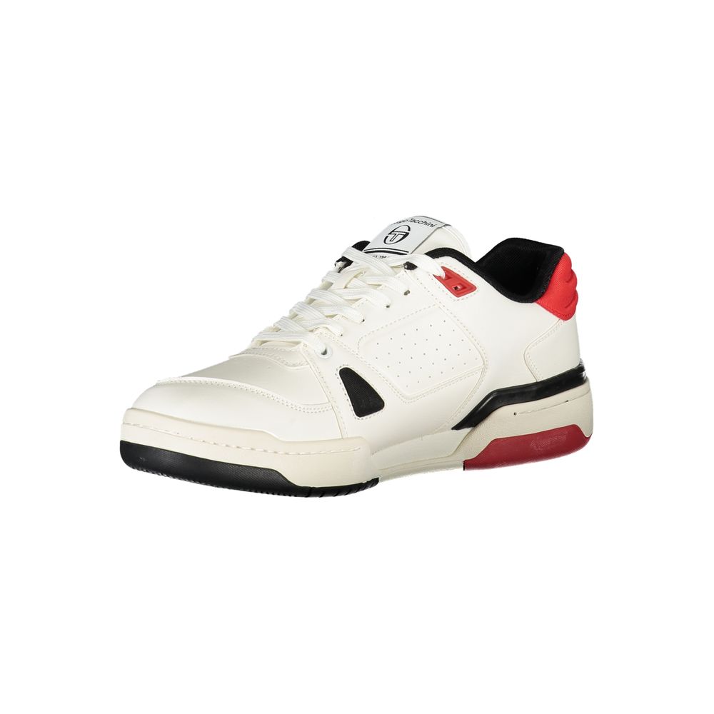 Sergio Tacchini Chic White Sports Sneakers με λεπτομέρειες αντίθεσης