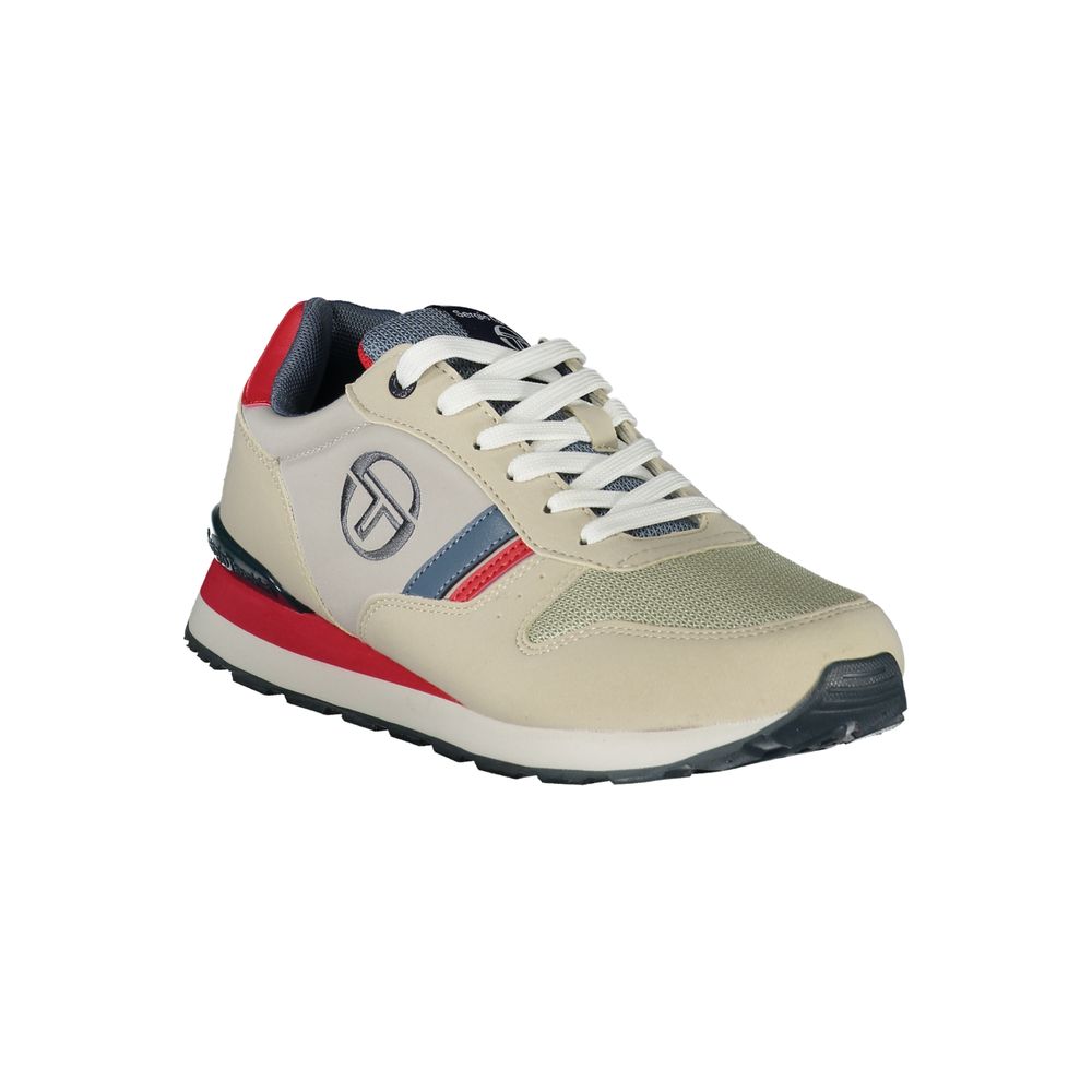Αθλητικά αθλητικά παπούτσια Sergio Tacchini γκρι κεντημένα με κορδόνια