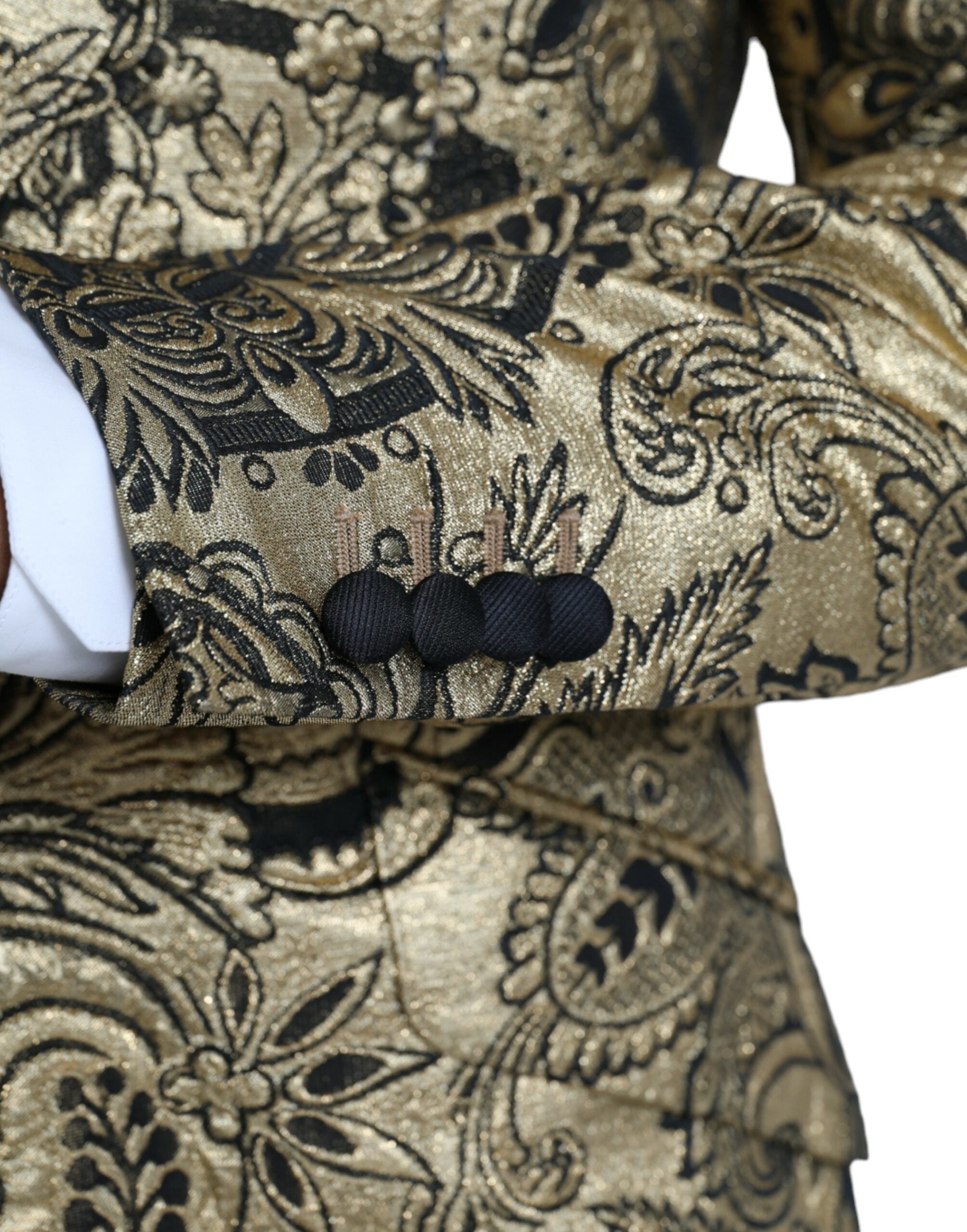 Μπλέιζερ με μονό στήθος Dolce & Gabbana Gold SICILIA Jacquard