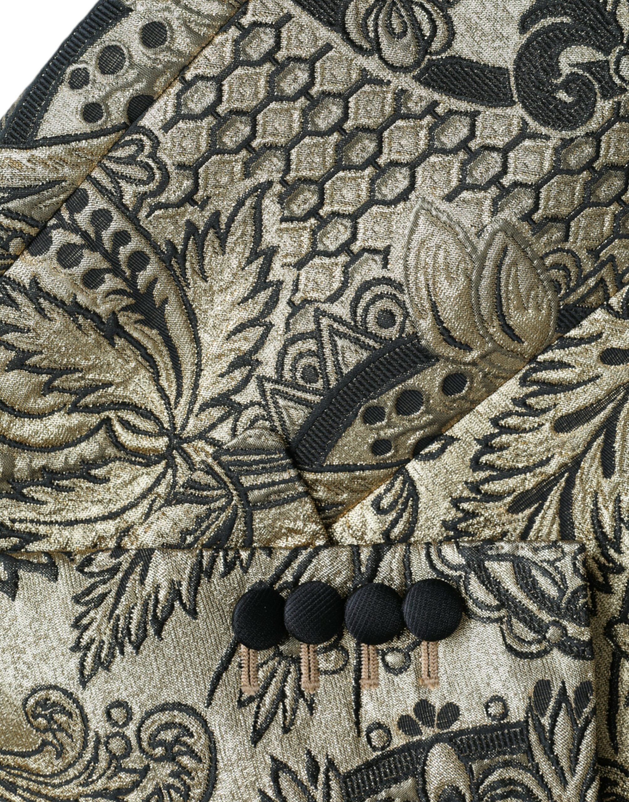 Μπλέιζερ με μονό στήθος Dolce & Gabbana Gold SICILIA Jacquard