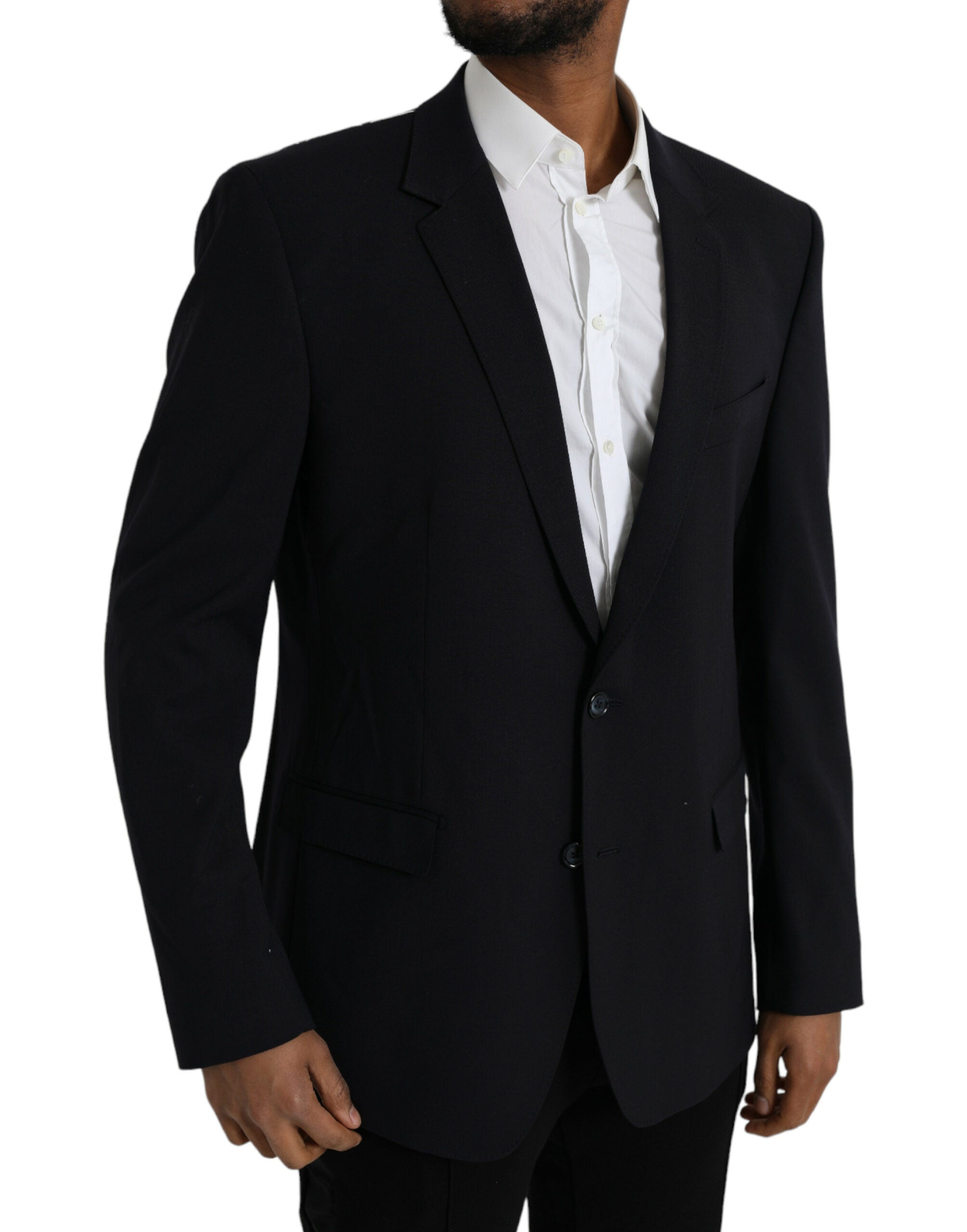 Dolce & Gabbana Black MARTINI Blazer με μονό στήθος
