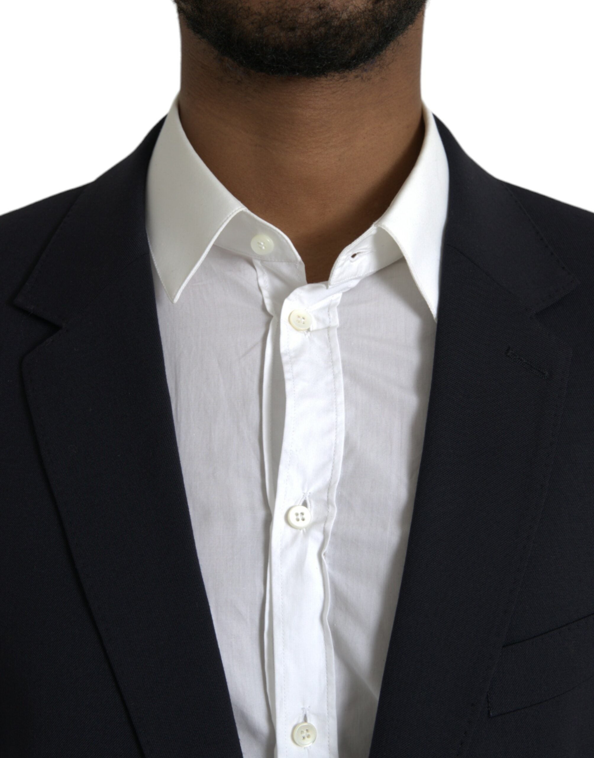 Dolce & Gabbana Black MARTINI Blazer με μονό στήθος