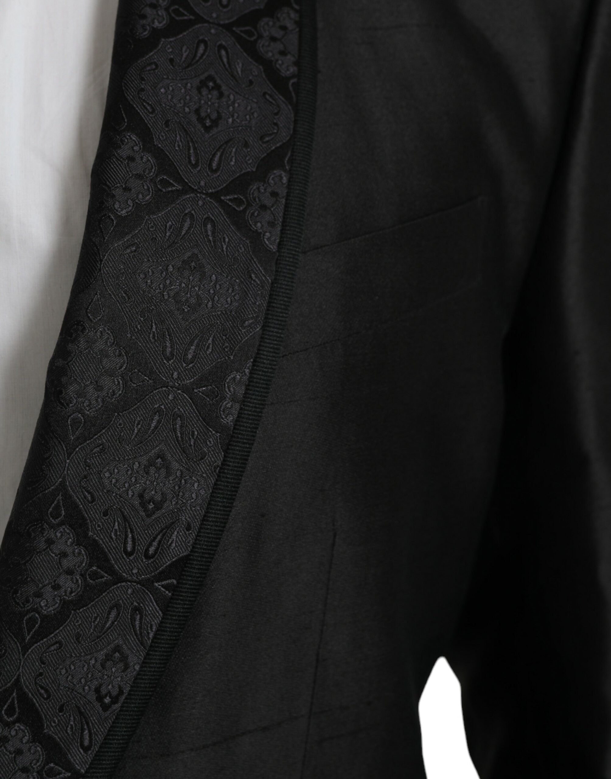Dolce & Gabbana Black MARTINI Blazer με μονό στήθος