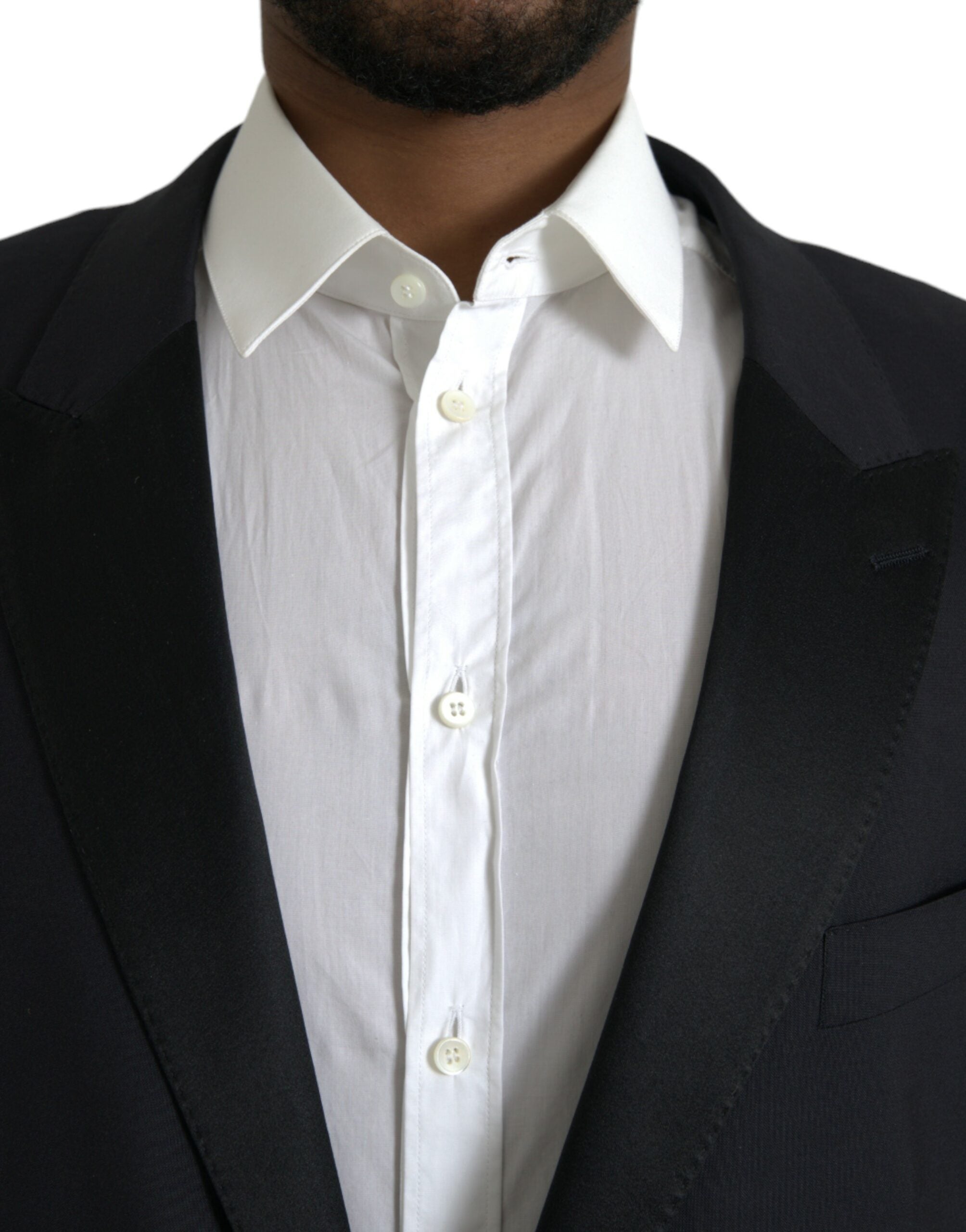 Dolce & Gabbana Blue MARTINI Blazer με μονό στήθος
