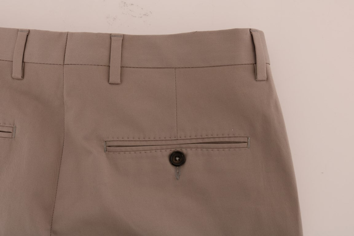 Dolce & Gabbana Chic Beige Chinos Casual Παντελόνι