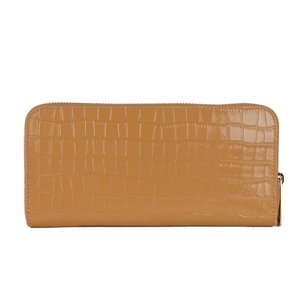 Δερμάτινο πορτοφόλι Baldinini Trend Elegant Croco Print