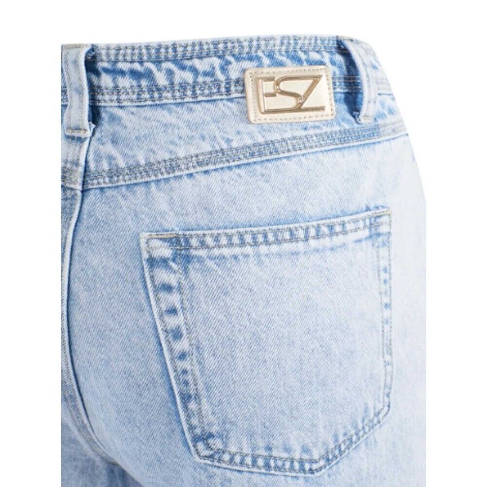 Yes Zee Light Blue Cotton Γυναικείο ψηλόμεσο τζιν