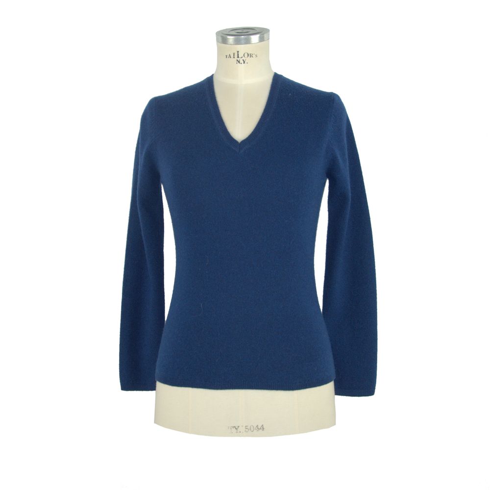 Γυναικείο πουλόβερ Emilio Romanelli Blue Cashmere