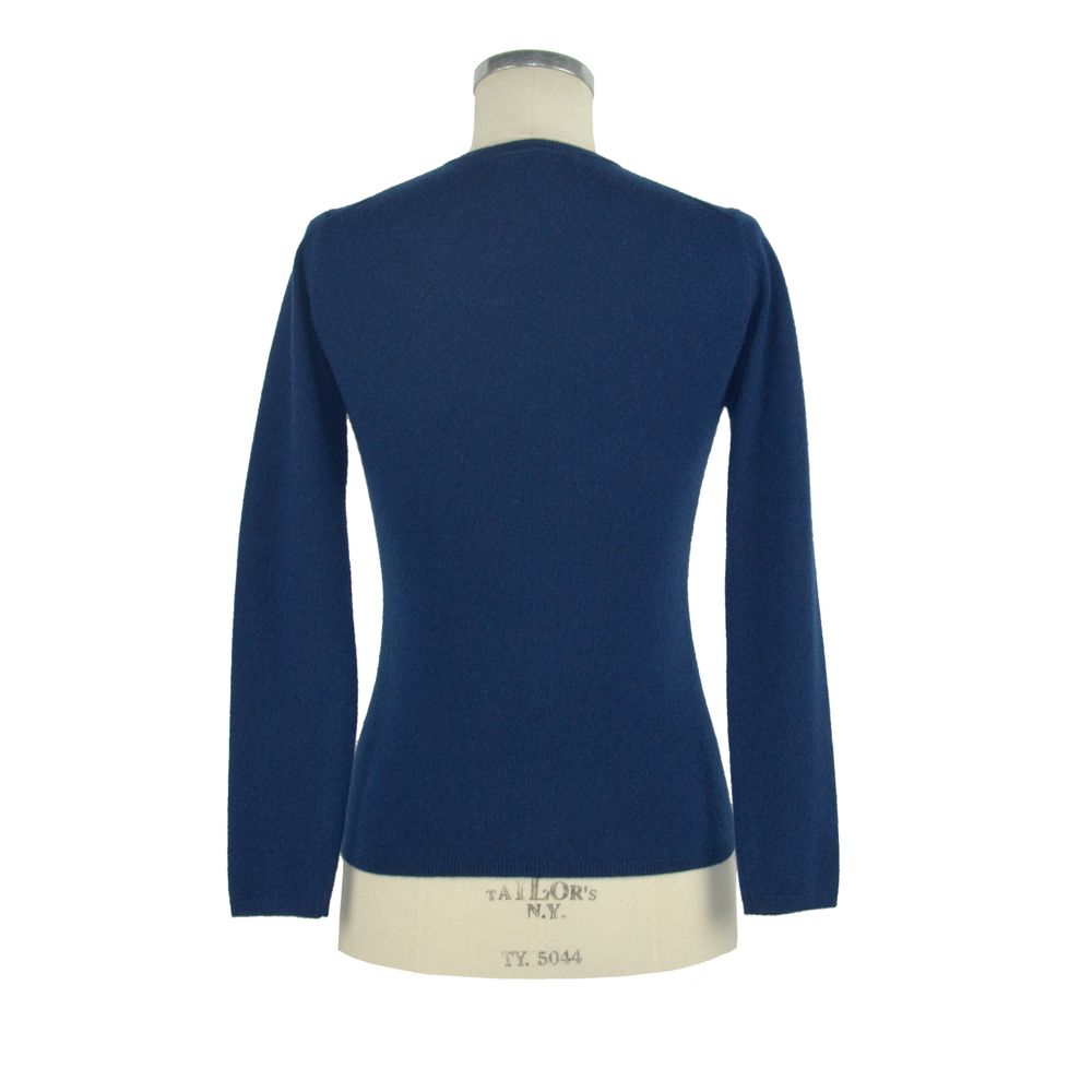 Γυναικείο πουλόβερ Emilio Romanelli Blue Cashmere