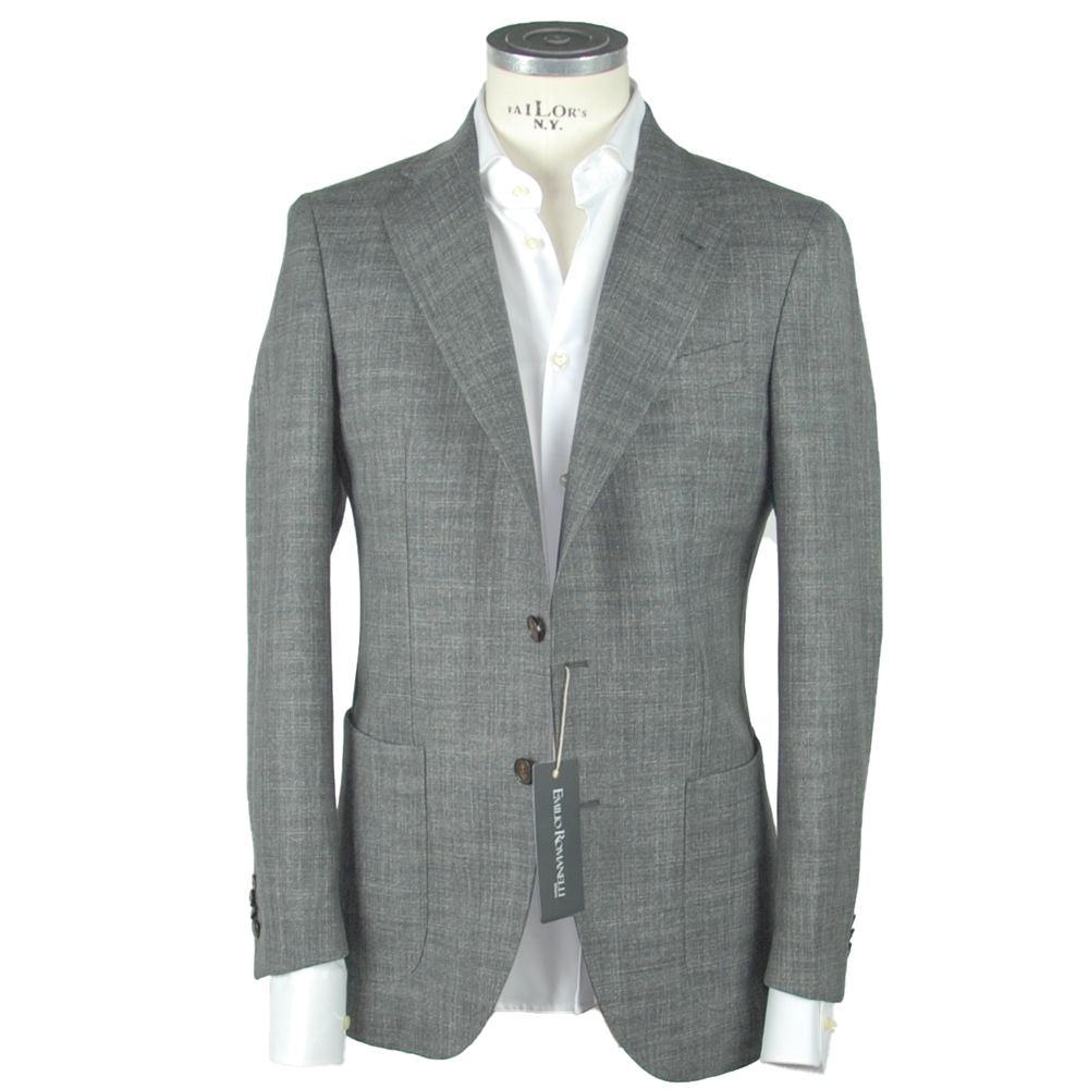 Ανδρικό σακάκι Emilio Romanelli Grey Wool