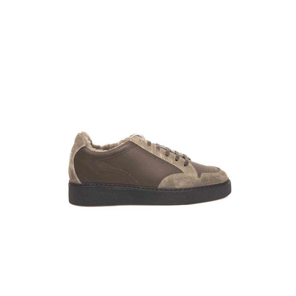 Ανδρικά αθλητικά παπούτσια Cerruti 1881 Beige Leather
