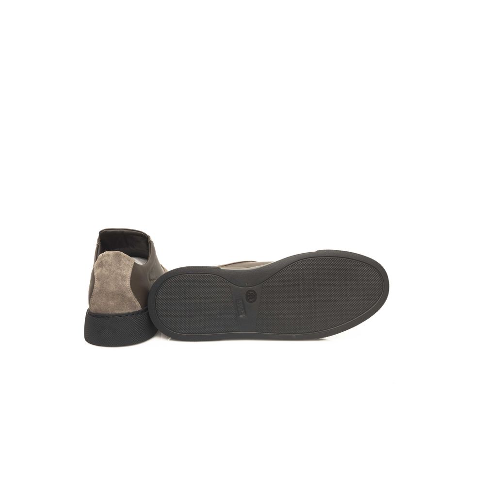 Ανδρικά αθλητικά παπούτσια Cerruti 1881 Beige Leather