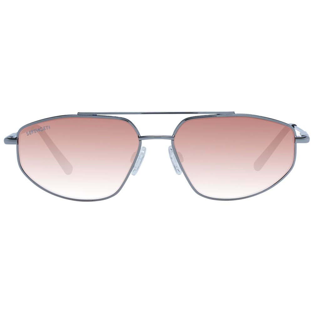 Serengeti Gray Metal Sunglasses