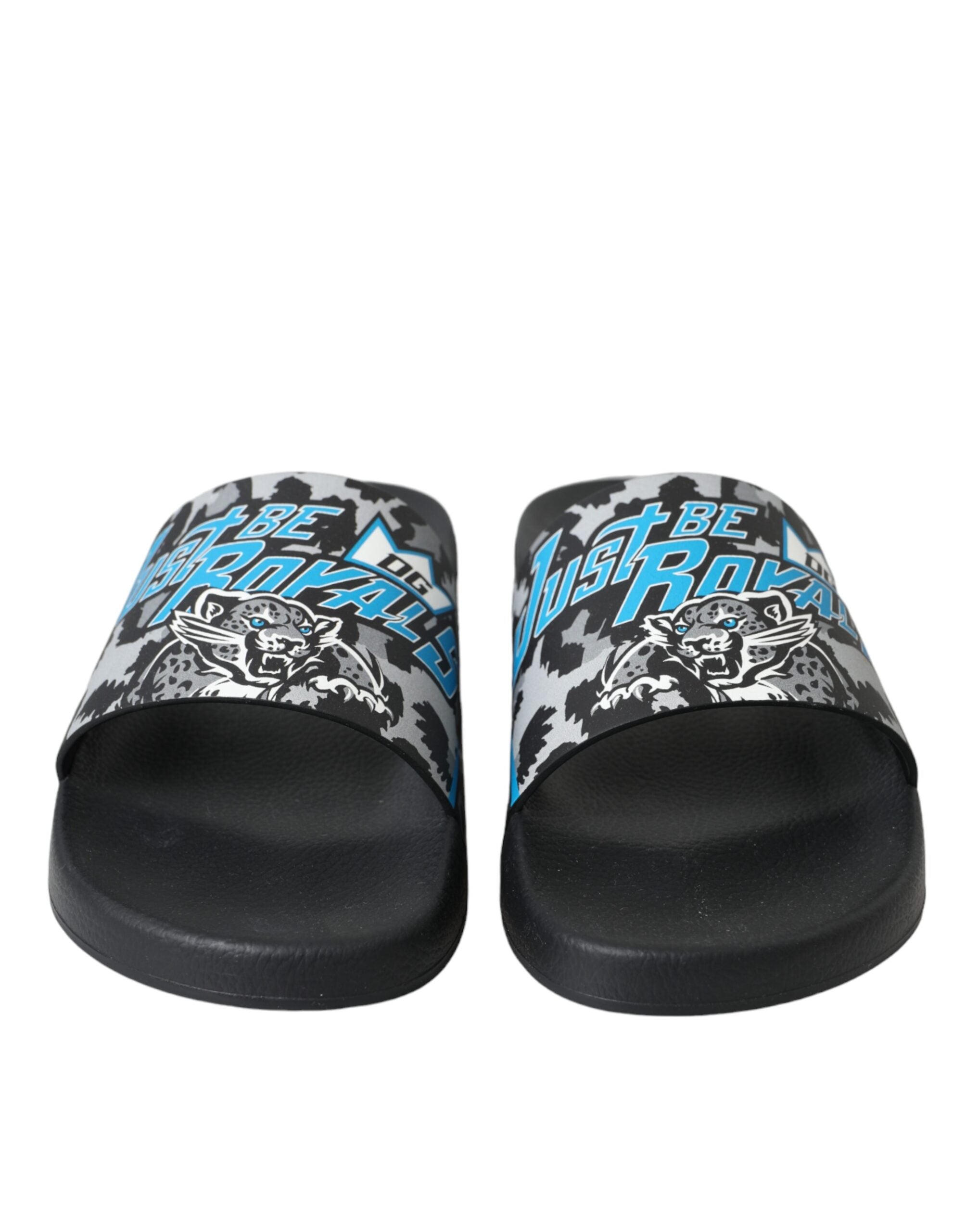 Dolce & Gabbana Πολύχρωμα Jungle Sport Δερμάτινα Beachwear Ανδρικά παπούτσια