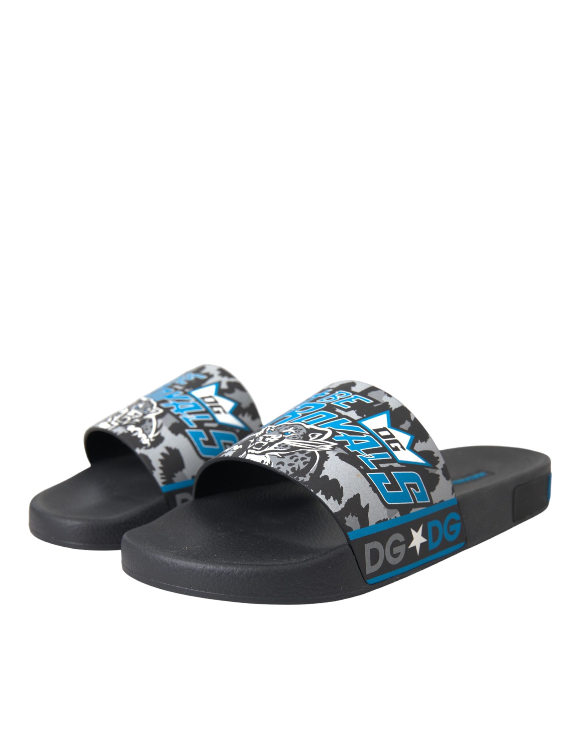 Dolce & Gabbana Πολύχρωμα Jungle Sport Δερμάτινα Beachwear Ανδρικά παπούτσια
