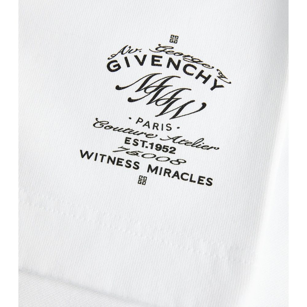 Givenchy White Cotton Men Short