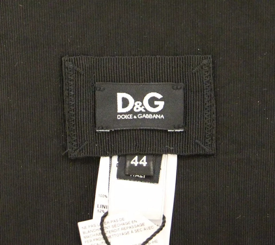 Dolce & Gabbana Black Silk Γυναικείο Cummerbund στη μέση